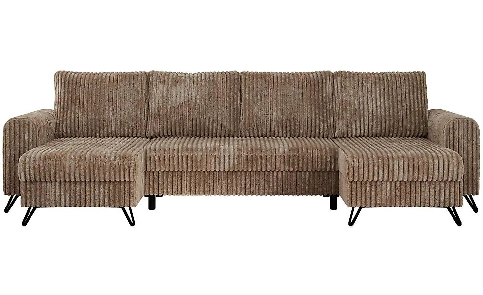 Wohnlandschaft Braun   ¦ braun ¦ Maße (cm): B: 312 H: 90 Polstermöbel > Sof günstig online kaufen