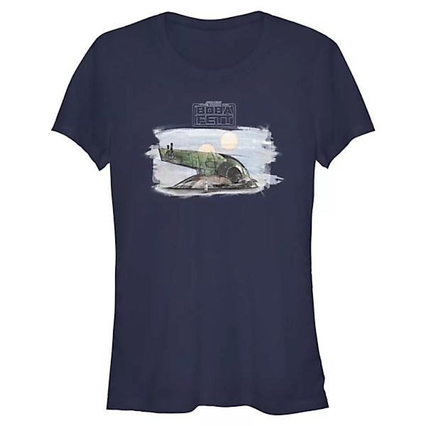 Star Wars - Book of Boba Fett - Boba Fett Ship Painted - Frauen T-Shirt günstig online kaufen