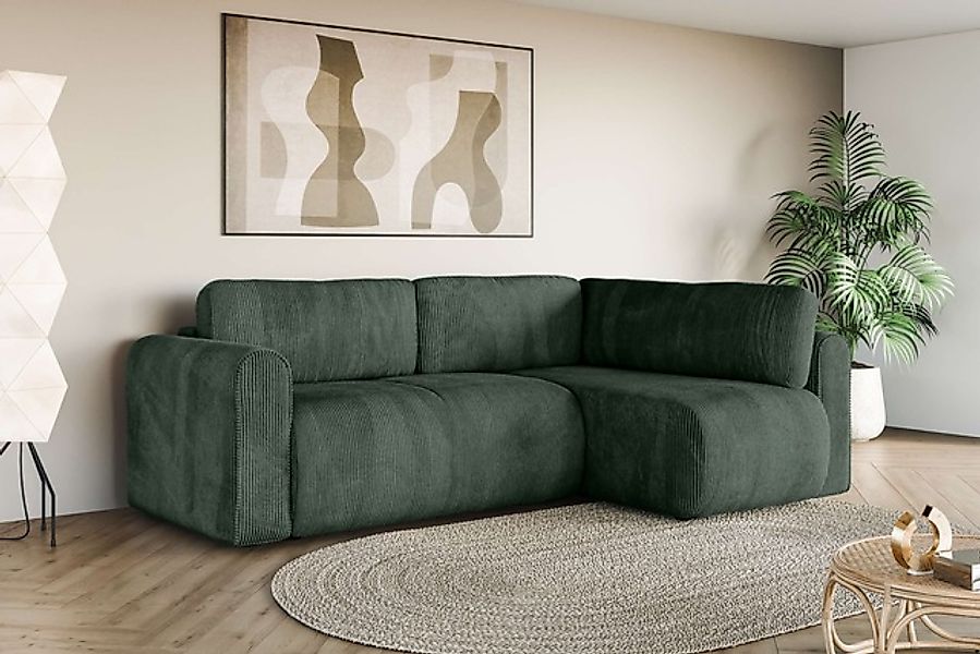 INOSIGN Ecksofa »Zacharia wahlweise Schlafsofa mit Bettkasten, B/T/H 250/16 günstig online kaufen