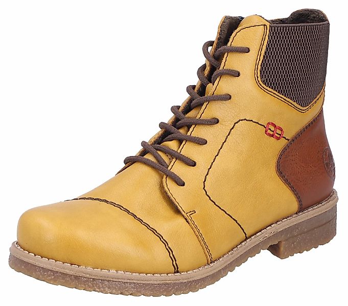 Rieker Schnürstiefelette, Schnürboots, Herbststiefelette, Blockabsatz, mit günstig online kaufen