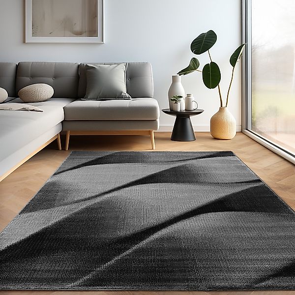 Carpettex Designteppich Abstrakt Wellen Design, Läufer, Höhe: 12 mm, Kurzfl günstig online kaufen