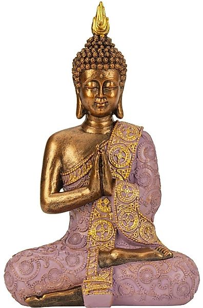 Geschenkestadl Buddhafigur Buddha Figur 29cm lila günstig online kaufen