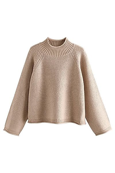 Next Strickpullover Strickpullover mit Trichterkragen (1-tlg) günstig online kaufen