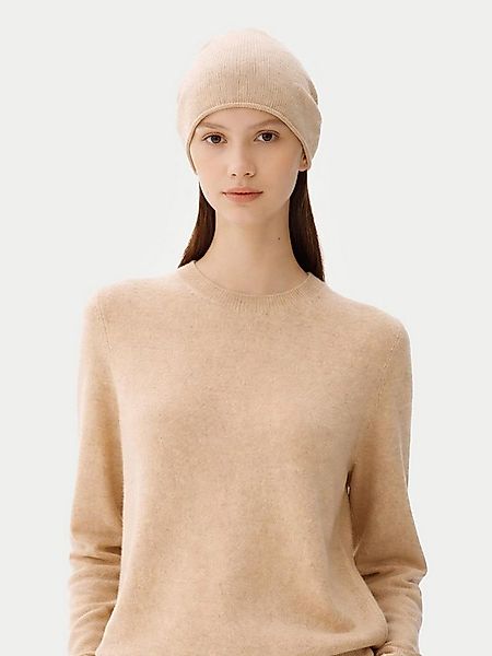GOBI Cashmere Rundhalspullover Naturfarbe 99€ Kaschmir-Set aus Pullover und günstig online kaufen