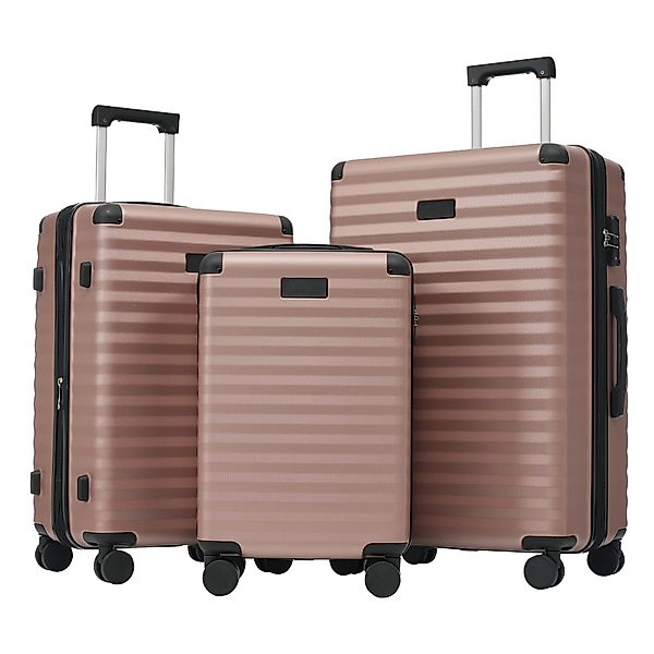 Flieks Trolleyset, 4 Rollen, (ABS-Material, TSA-Schloss, günstig online kaufen