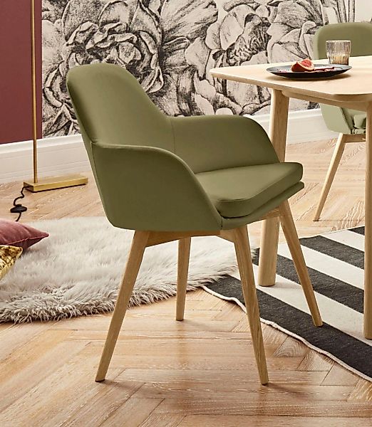 Home affaire Armlehnstuhl "Livry" (Set) 2 Stk.Polsterstuhl, Schalenstuhl günstig online kaufen