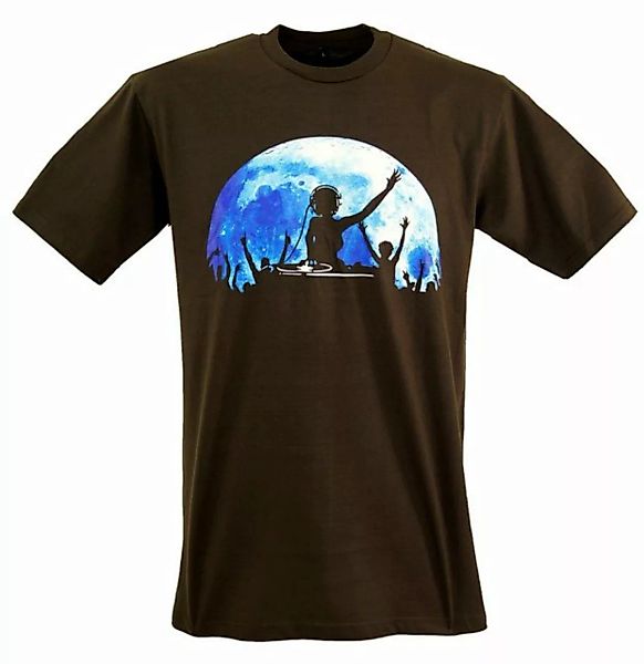 Guru-Shop T-Shirt Fun Retro Art T-Shirt - DJ Power alternative Bekleidung günstig online kaufen