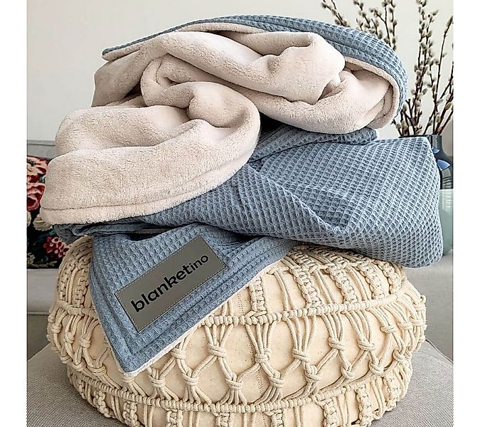 Wohndecke flauschige Kuscheldecke, wärmende Couchdecke, blanketino, Stilvol günstig online kaufen