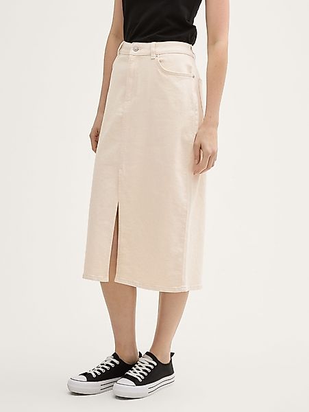 TOM TAILOR Denim Sommerrock Midi-Jeansrock mit günstig online kaufen