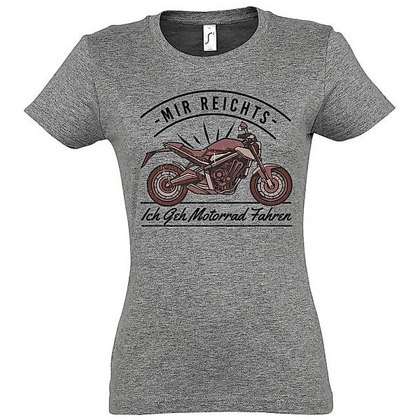 Youth Designz T-Shirt Ich Geh Motorrad Fahren Damen Shirt mit lustigem Bike günstig online kaufen