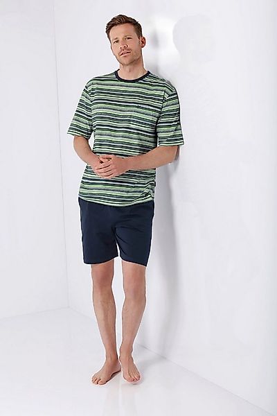 Hajo Schlafanzug Herren Schlafanzug Shorty Premium Cotton günstig online kaufen