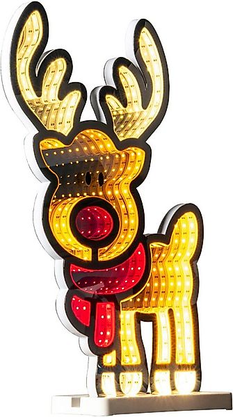 my home LED Dekofigur LED-Rentier Evaya, LED fest integriert, Warmweiß, Inf günstig online kaufen
