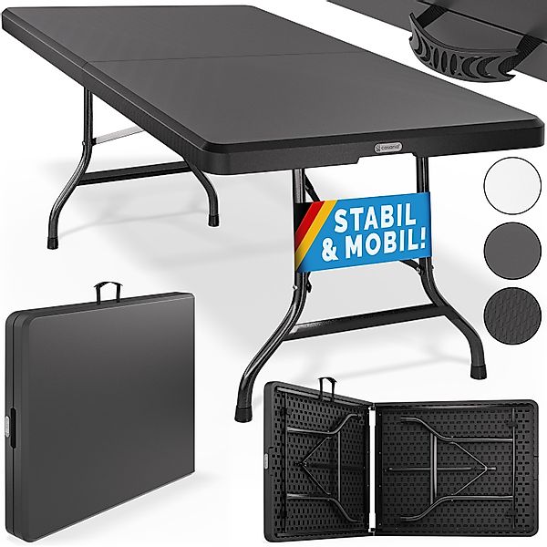 Klapptisch Anthrazit Kunststoff 183x75x73cm günstig online kaufen