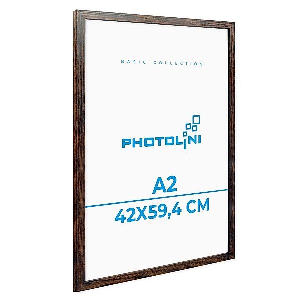 PHOTOLINI Bilderrahmen Poster-Einzelrahmen Modern Schmal günstig online kaufen
