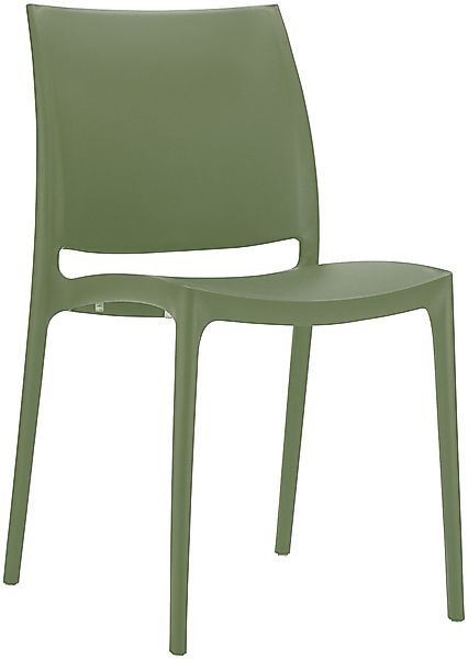 CLP Gartenstuhl Maya, Outdoor, Kunststoff, stapelbar günstig online kaufen