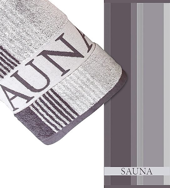 Dyckhoff Saunatuch "Saunastreifen" mit breiter Bordüre günstig online kaufen