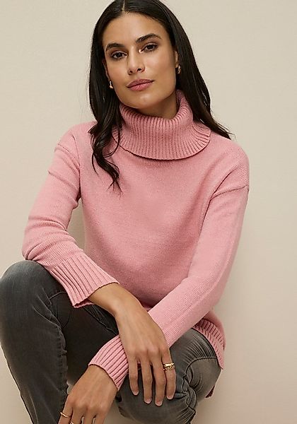 Tamaris Rollkragenpullover in lässiger Form mit seitlichen Schlitzen günstig online kaufen