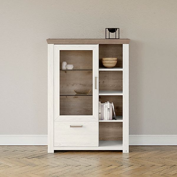 set one by Musterring Highboard "York" Typ 13 und 14, mit Glastür und Schub günstig online kaufen