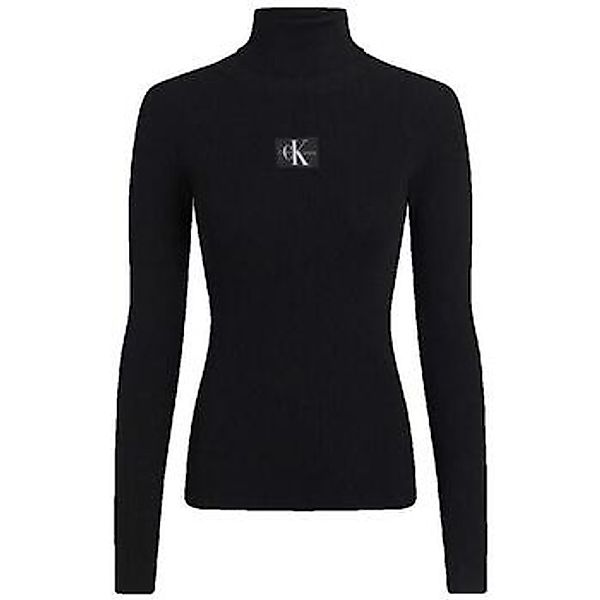 Calvin Klein Jeans  Sweatshirt Badge Roll Neck Swea günstig online kaufen