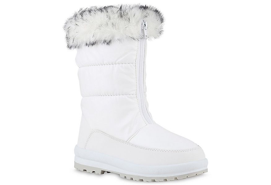 VAN HILL 840074 Winterstiefel Damen Warm Gefüttert Winterstiefel Stiefel Be günstig online kaufen