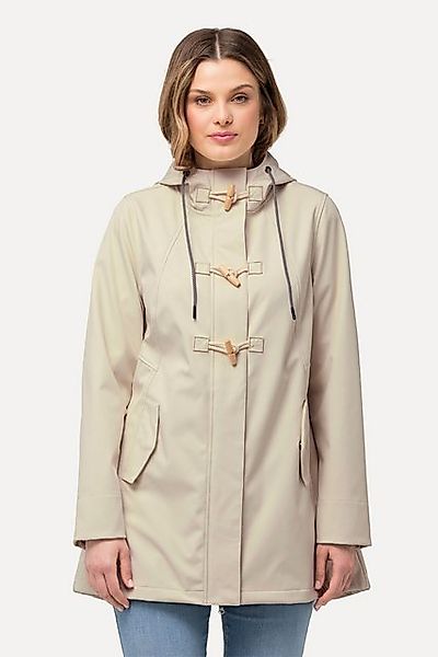 Ulla Popken Softshelljacke HYPRAR Softshelljacke wasserabweisend Knebelknöp günstig online kaufen