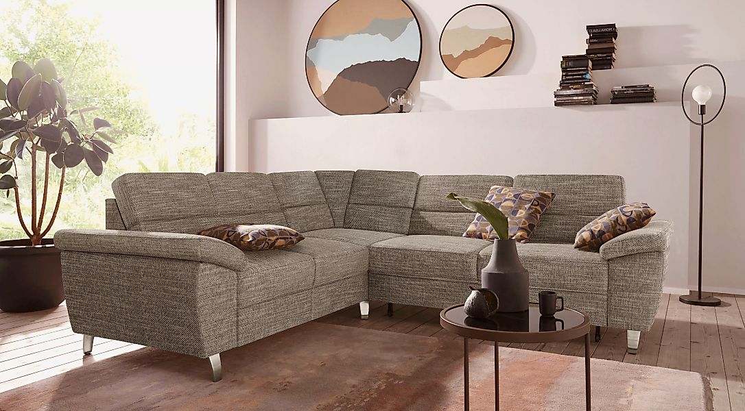 sit&more Ecksofa "Sorano L-Form", wahlweise mit Bett- und Relaxfunktion, in günstig online kaufen