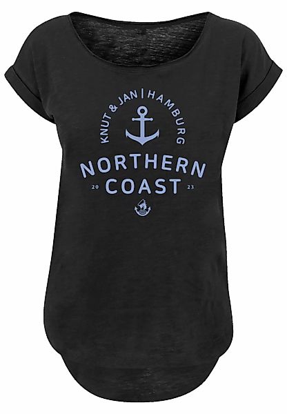 F4NT4STIC T-Shirt "Nordsee Knut & Jan Hamburg", Print günstig online kaufen