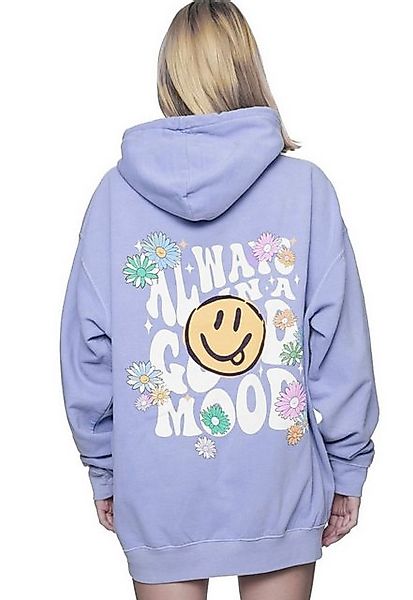Worldclassca Hoodie Worldclassca Oversized Hoodie GOOD MOOD Kapuzenpullover günstig online kaufen