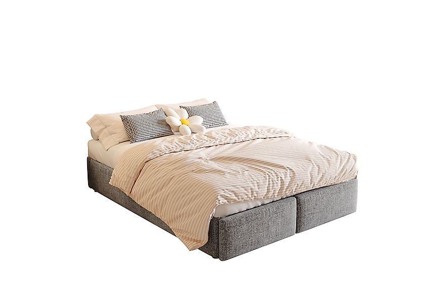 HAUSS SPOLE Polsterbett 140*200cm ohne Kopfteil hydraulischer Lagerung mit günstig online kaufen