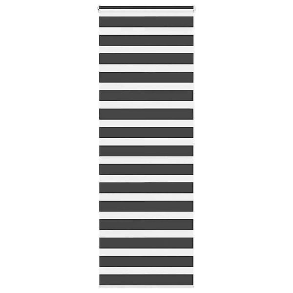 vidaXL Doppelrollo Schwarz 90x200 cm Stoffbreite 85,9 cm Polyester 4014259 günstig online kaufen