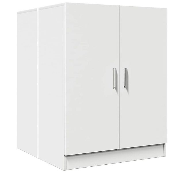 furnicato Waschmaschinenunterschrank Waschmaschinenschrank Weiß 71x71,5x91, günstig online kaufen