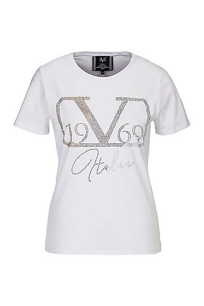 19V69 ITALIA T-Shirt - Kurzarm mit Logo - Printshirt - Basic R-NECK - ALMA günstig online kaufen