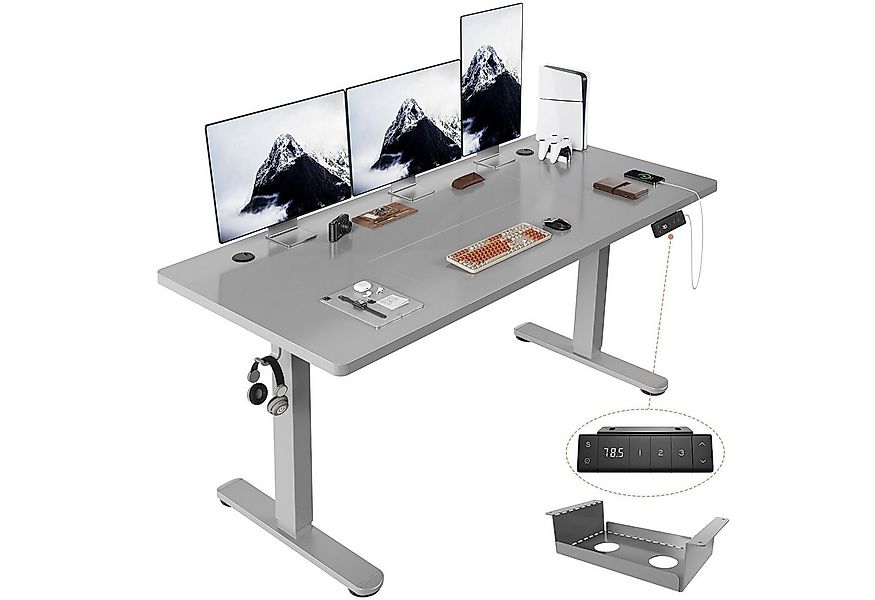 HOMALL Schreibtisch Höhenverstellbarer Schreibtisch mit 3 Höhen-Speicherfun günstig online kaufen