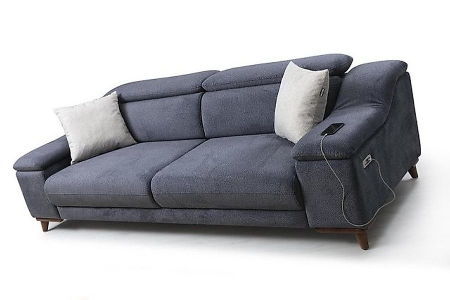 Xlmoebel 3-Sitzer Neues modernes Textil-Dreisitzer-Sofa für das Wohnzimmer, günstig online kaufen