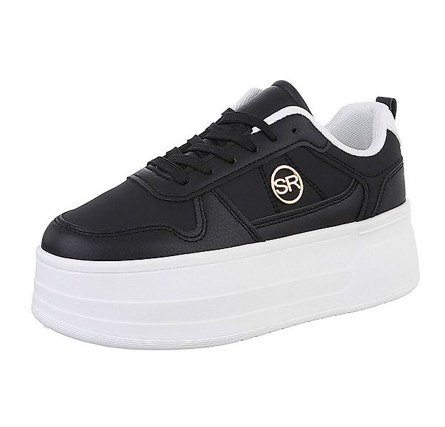 Ital-Design Damen Low-Top Freizeit Sneaker (88460377) Keilabsatz/Wedge Snea günstig online kaufen