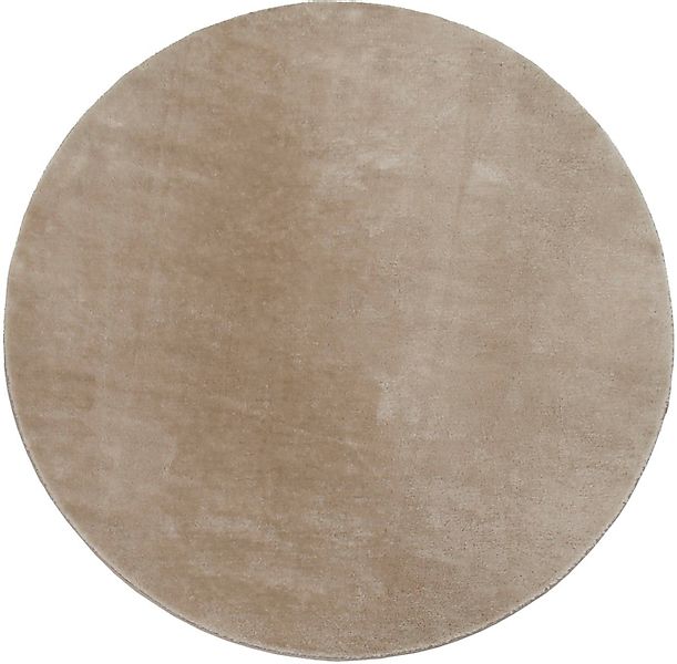 Paco Home Teppich Cadiz 630, rund, Höhe: 14 mm, Kurzflor, Uni-Farben, beson günstig online kaufen