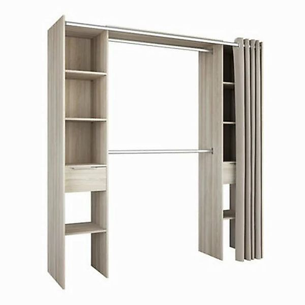 PREISBRECHER Kleiderschrank Dana 190 x 203 x 50 cm (B/H/T) günstig online kaufen