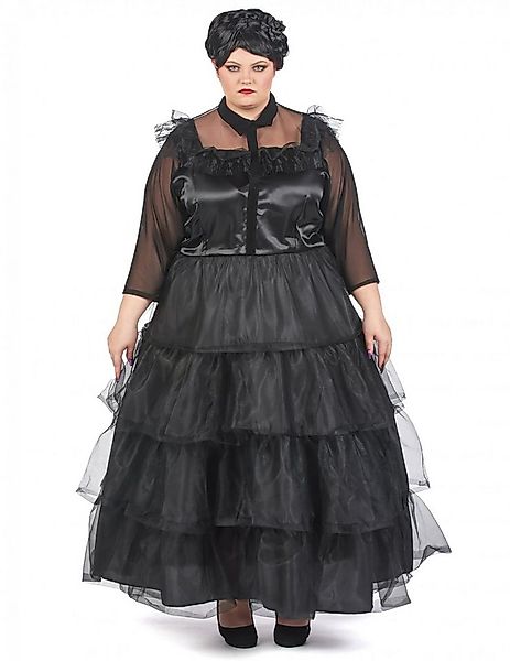 JADEO Kostüm Gothic-Kleid für Damen Plus Size schwarz günstig online kaufen