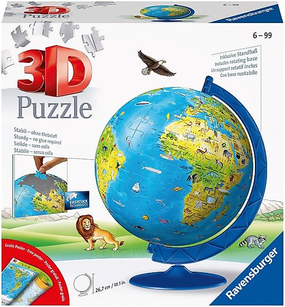 Ravensburger Puzzleball Kinderglobus in deutscher Sprache, günstig online kaufen