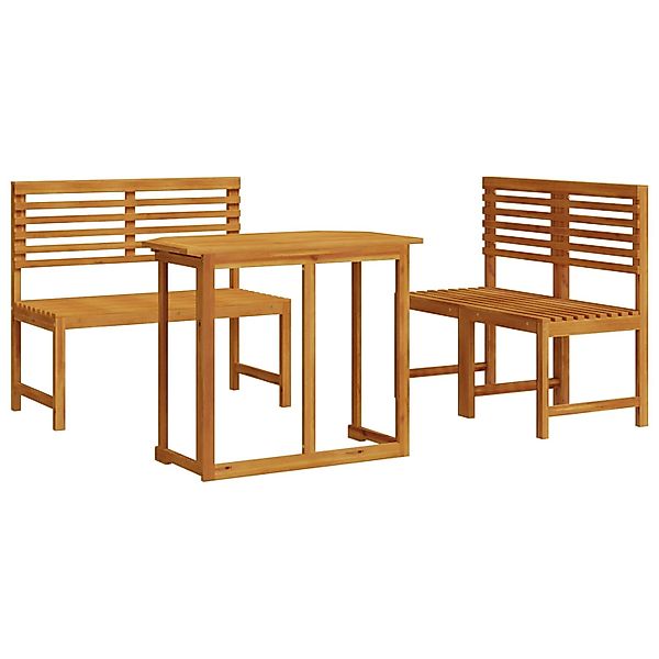 vidaXL 4-tlg Garten-Essgruppe Massivholz Akazie 3328695 günstig online kaufen