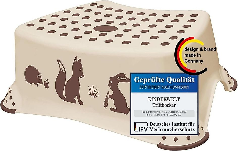 keeeper Tritthocker Kinder Hocker forest beige bis 80kg Tritthocker günstig online kaufen