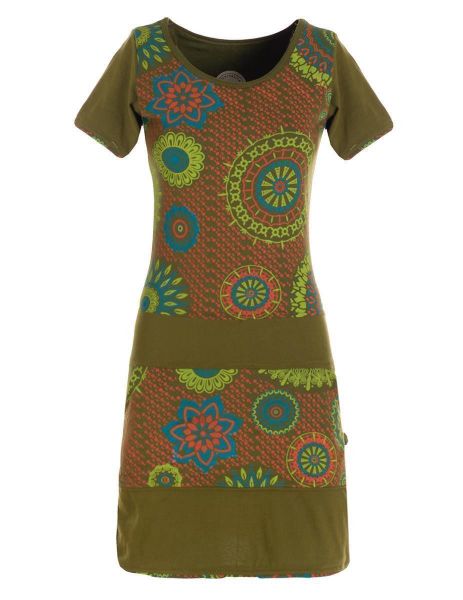 Vishes Sommerkleid Kurzarm Damen Sommer-Kleid Mini-Kleid günstig online kaufen