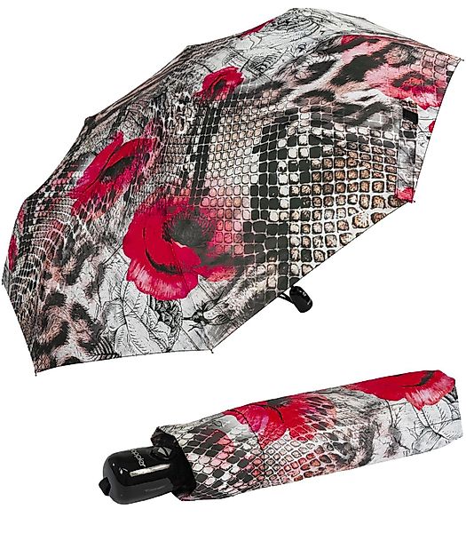 doppler® Stockregenschirm Damen-Taschenschirm mit Auf-Zu-Automatik, Serpent günstig online kaufen