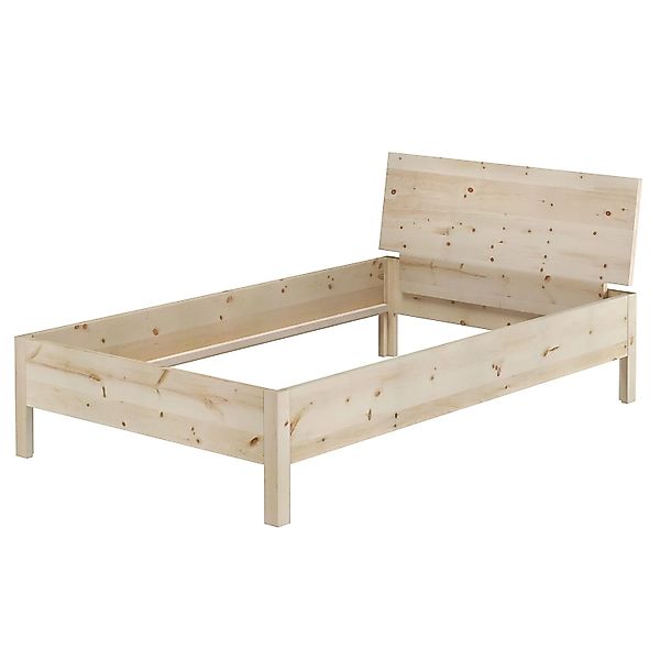 Erst-Holz Metallfreies Massivholzbett 120 x 200 cm Vollholzbett Einzelbett günstig online kaufen
