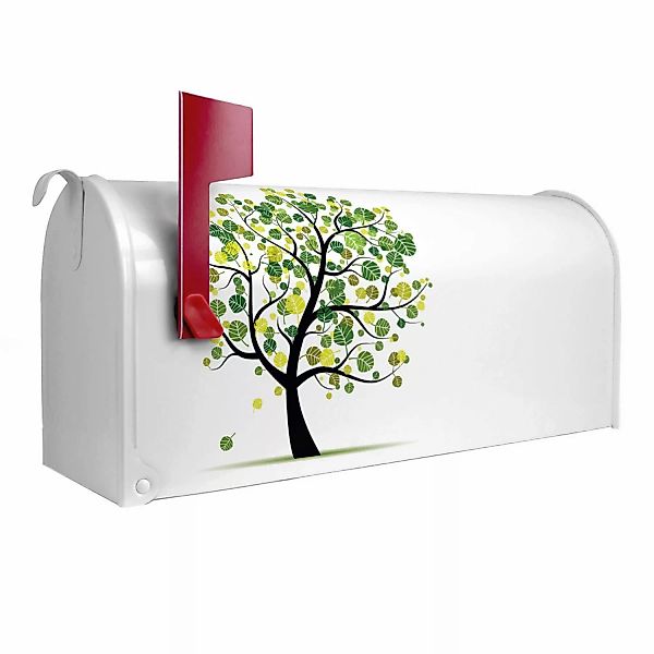 Banjado Amerikanischer Briefkasten Weiß 48x22x16cm US Mailbox Letterbox Pos günstig online kaufen