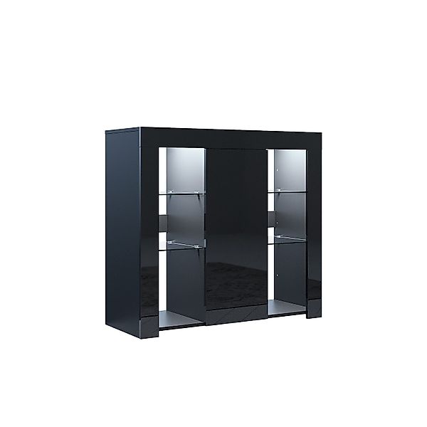 SONNI Sideboard mit LED Beleuchtung 90x35x83cm günstig online kaufen