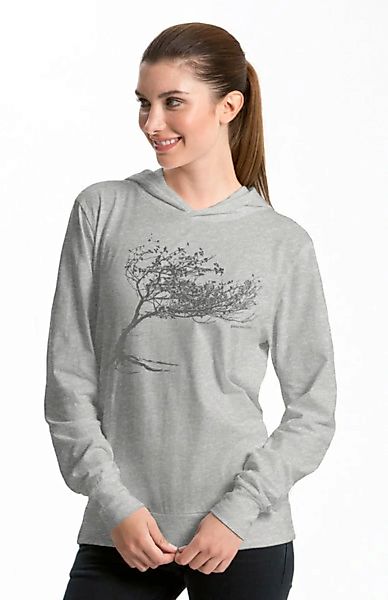 Bio-jersey-kapuzensweater Unisex "Windy Tree" günstig online kaufen