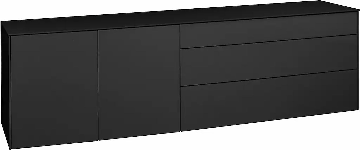 Mäusbacher Lowboard "Imola TOPSELLER", Lowboard mit Glasfront und Glasoberp günstig online kaufen