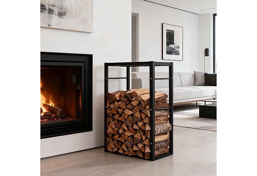 BBWL Kaminholzregal Kaminholzregal aus Metall mit 200 kg Tragkraft, BxTxH:5 günstig online kaufen