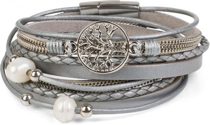 styleBREAKER Wickelarmband Wickelarmband mit Perlen, Kette günstig online kaufen